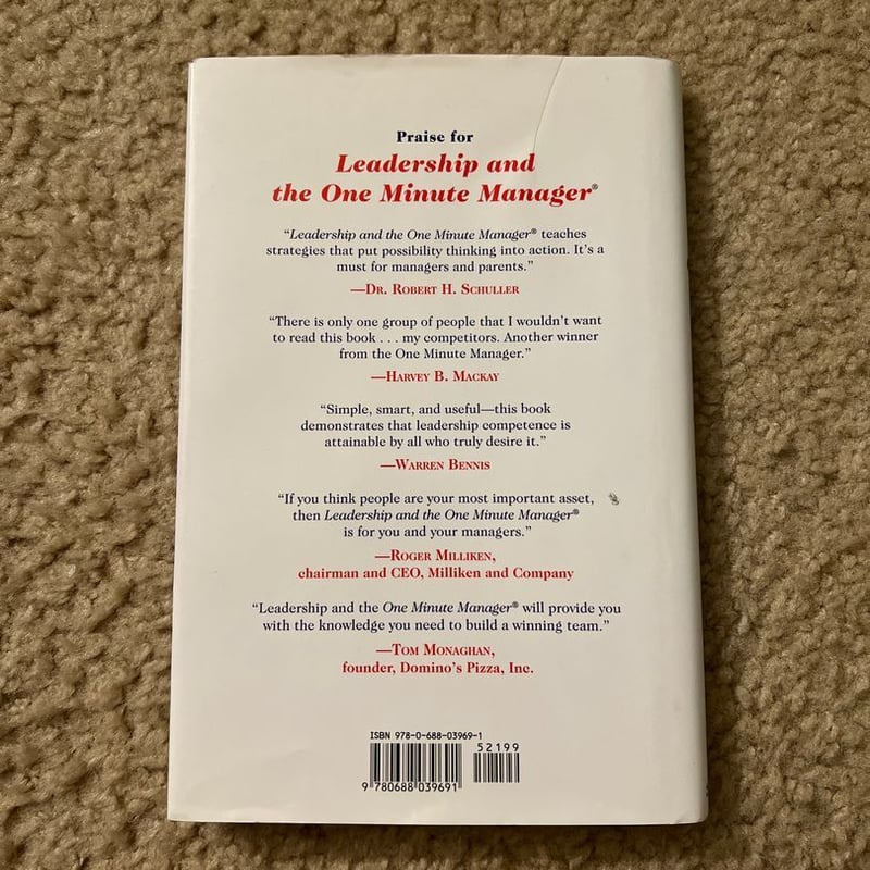 Leadership and the One Minute Manager by Ken Blanchard, Drea Zigarmi ...