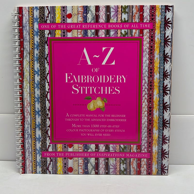 A-Z of Embroidery Stitches