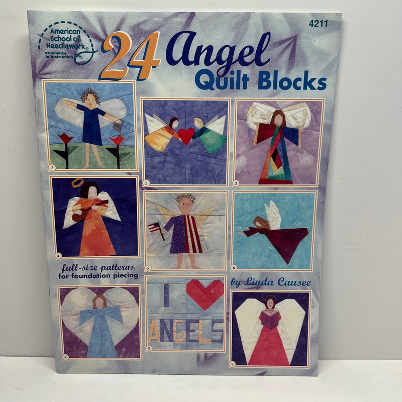 24 Angel Quilt Blocks