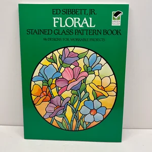 Floral Stained Glass Pattern Book