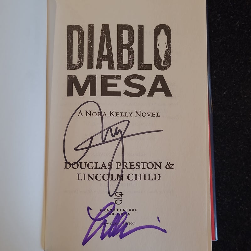 Diablo Mesa (Double Autographed)