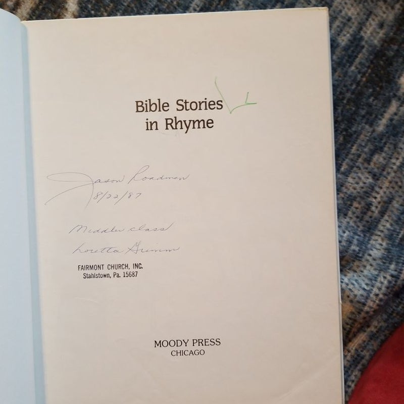 Bible Stories in Rhyme