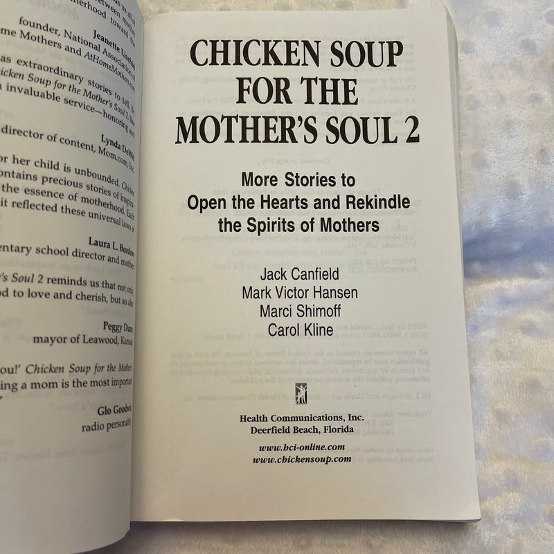 Chicken Soup for the Mother's Soul 2