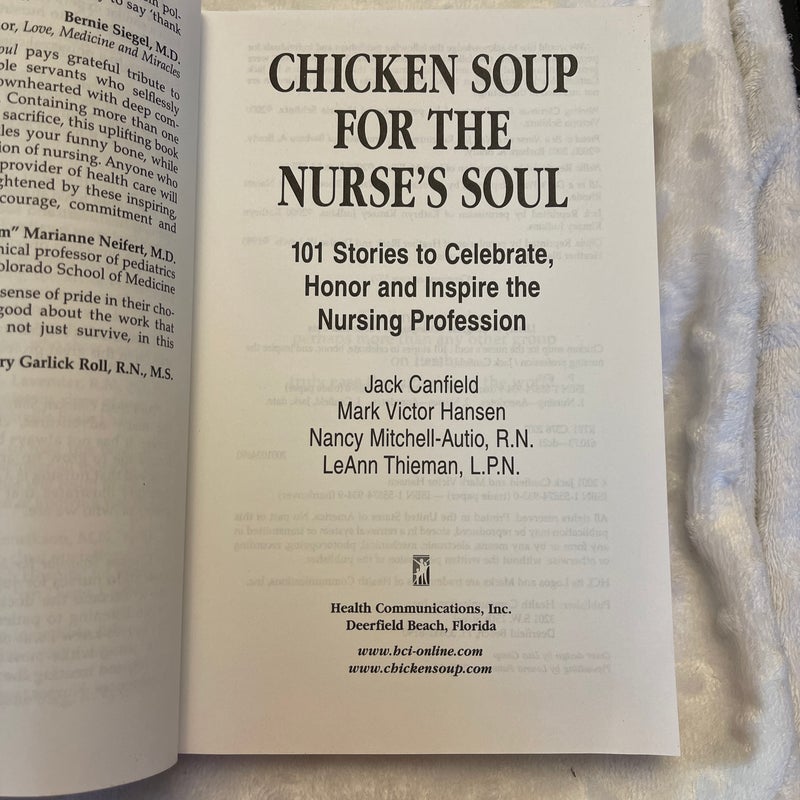 Chicken Soup for the Nurse's Soul