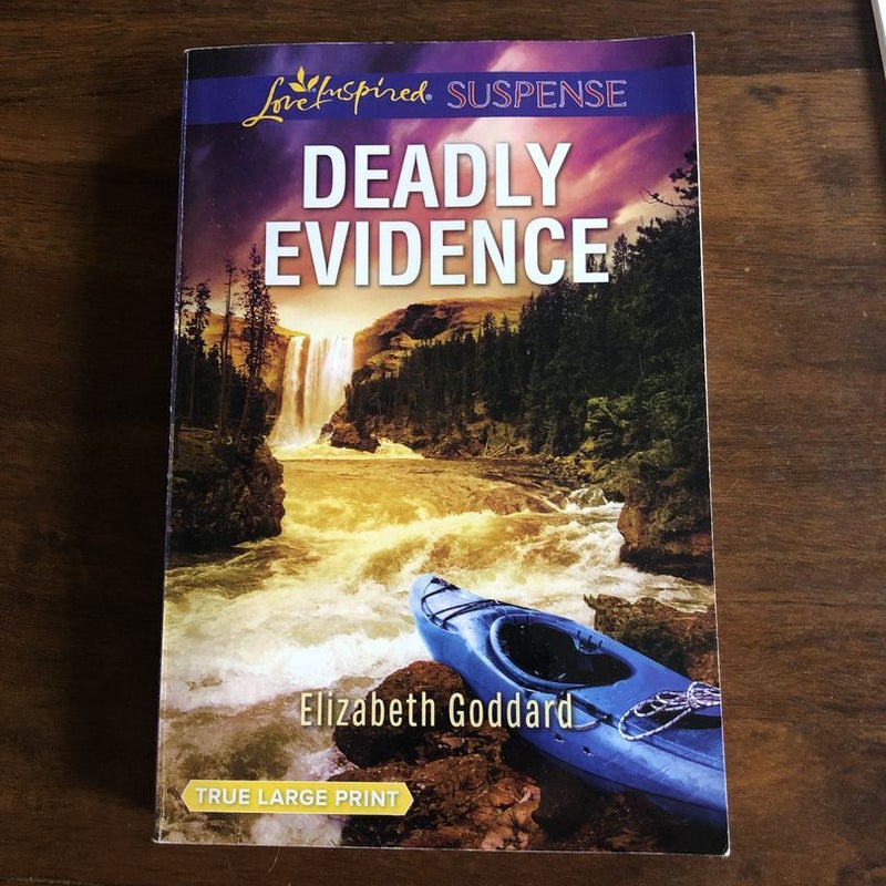 Deadly Evidence  **Large Print**