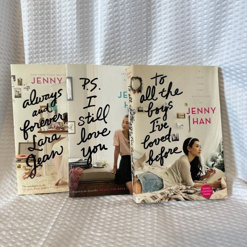 To all the boys I’ve loved before trilogy 