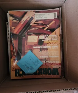 Box of 40 vintage magazines