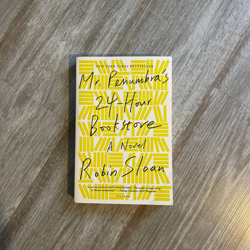 Mr. Penumbra's 24-Hour Bookstore