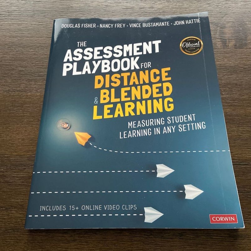 The Assessment Playbook for Distance and Blended Learning