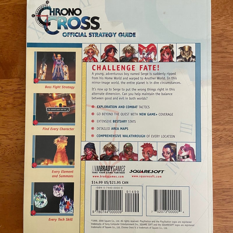 Chrono Cross Official Strategy Guide by BradyGames Staff (2000