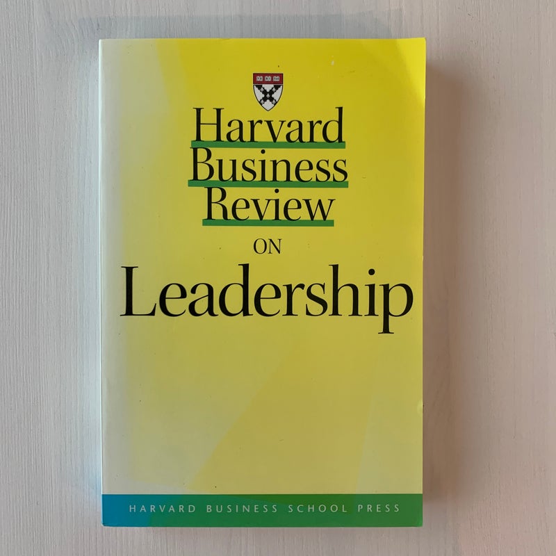 Harvard Business Review on Leadership