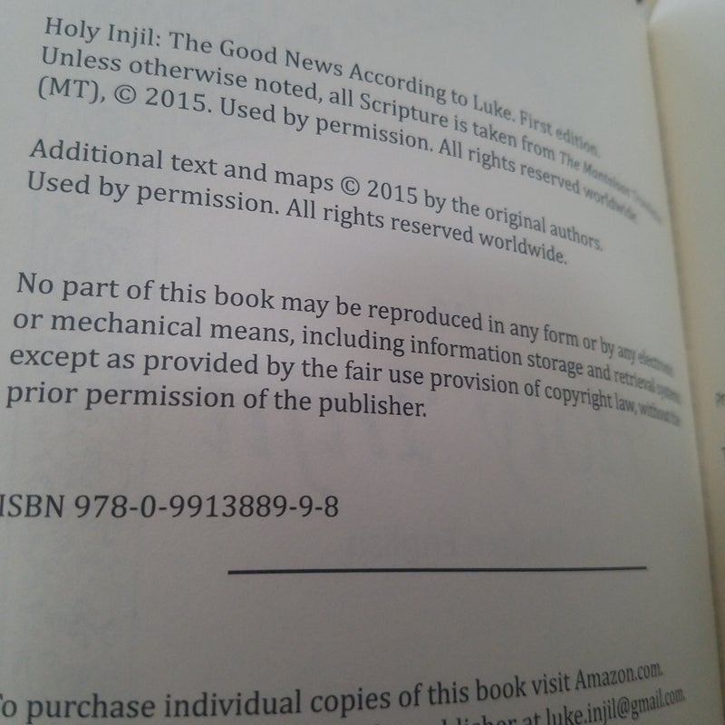The Holy Injil In Modern English 