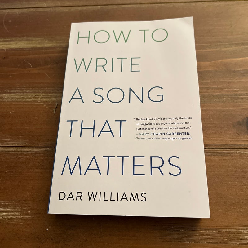 How to Write a Song That Matters