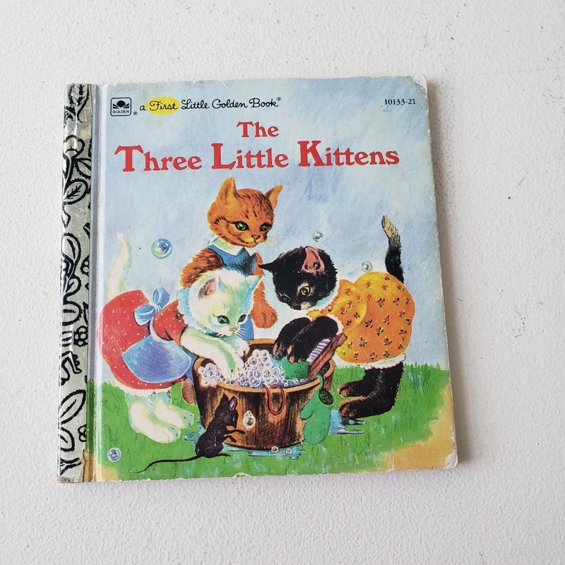 The Three Little Kittens, A First Little Golden Book, 1970