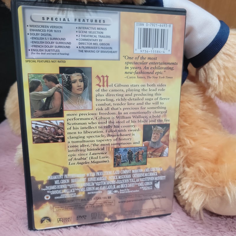 Braveheart,Armageddon, Bundle 4 dvds