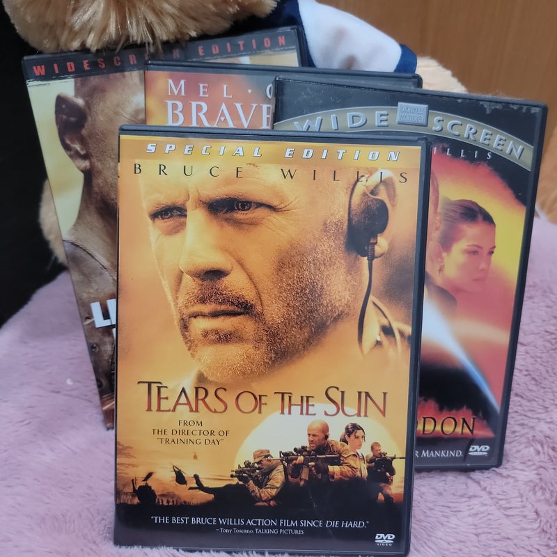 Braveheart,Armageddon, Bundle 4 dvds