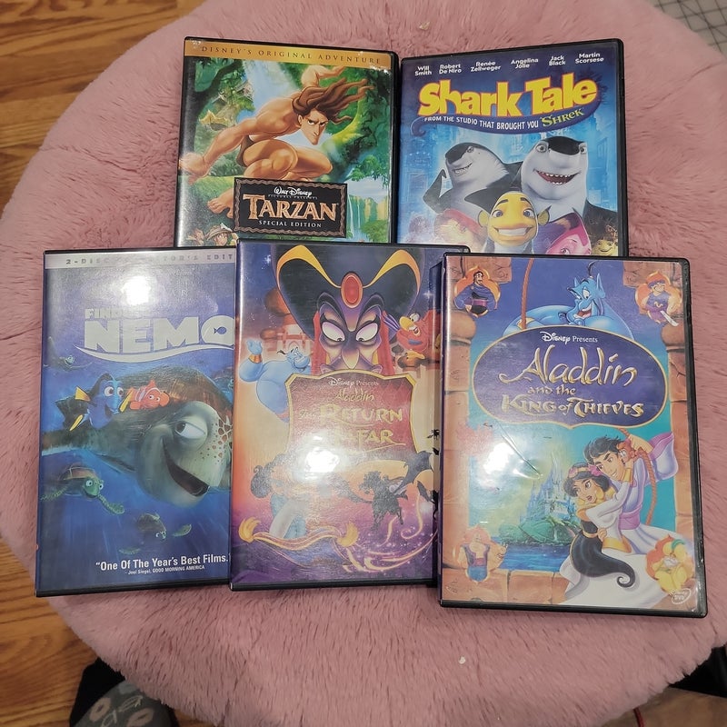 Disney's Dvd's movies set of 5.