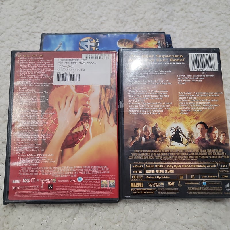 Fantastic 4,Spider-Man ,