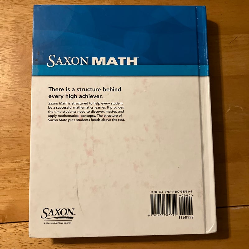 Saxon Math Intermediate 3