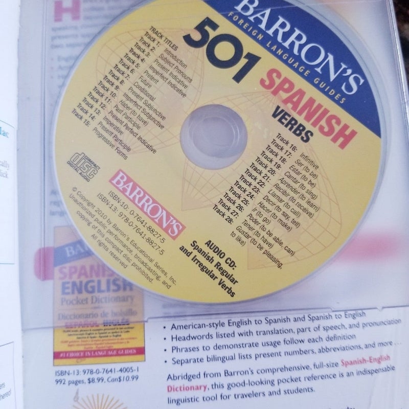 Barron's Foreign Language Guides 501 Spanish Verbs