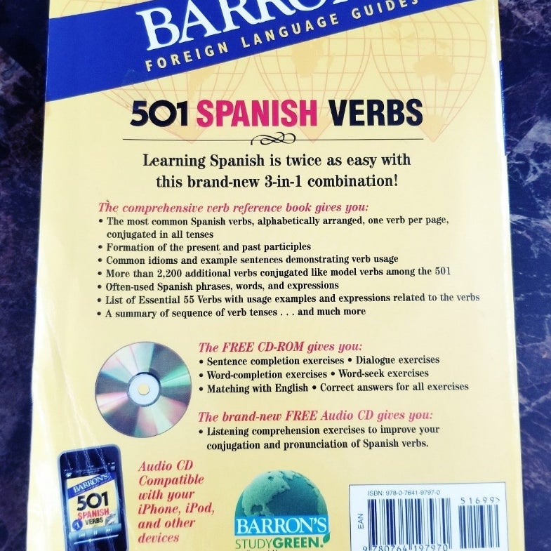 Barron's Foreign Language Guides 501 Spanish Verbs
