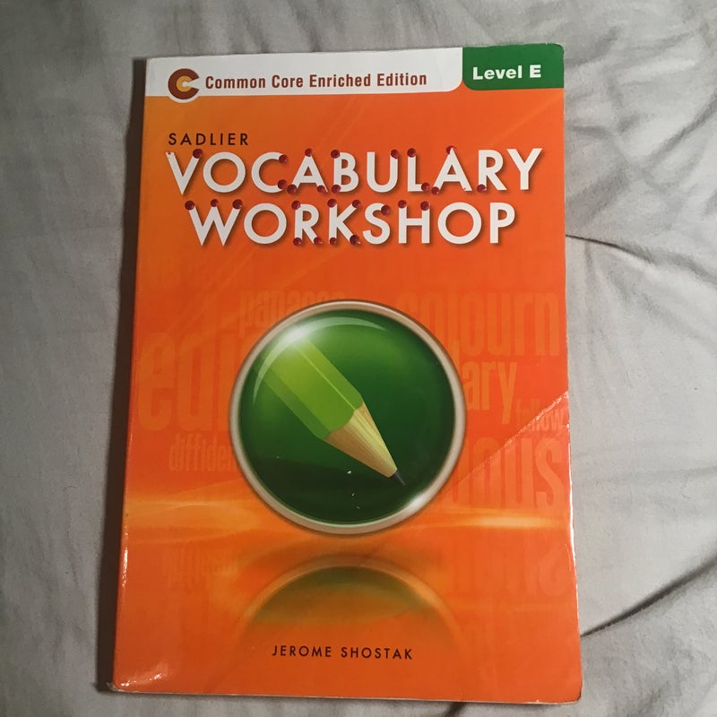 Vocabulary Workshop