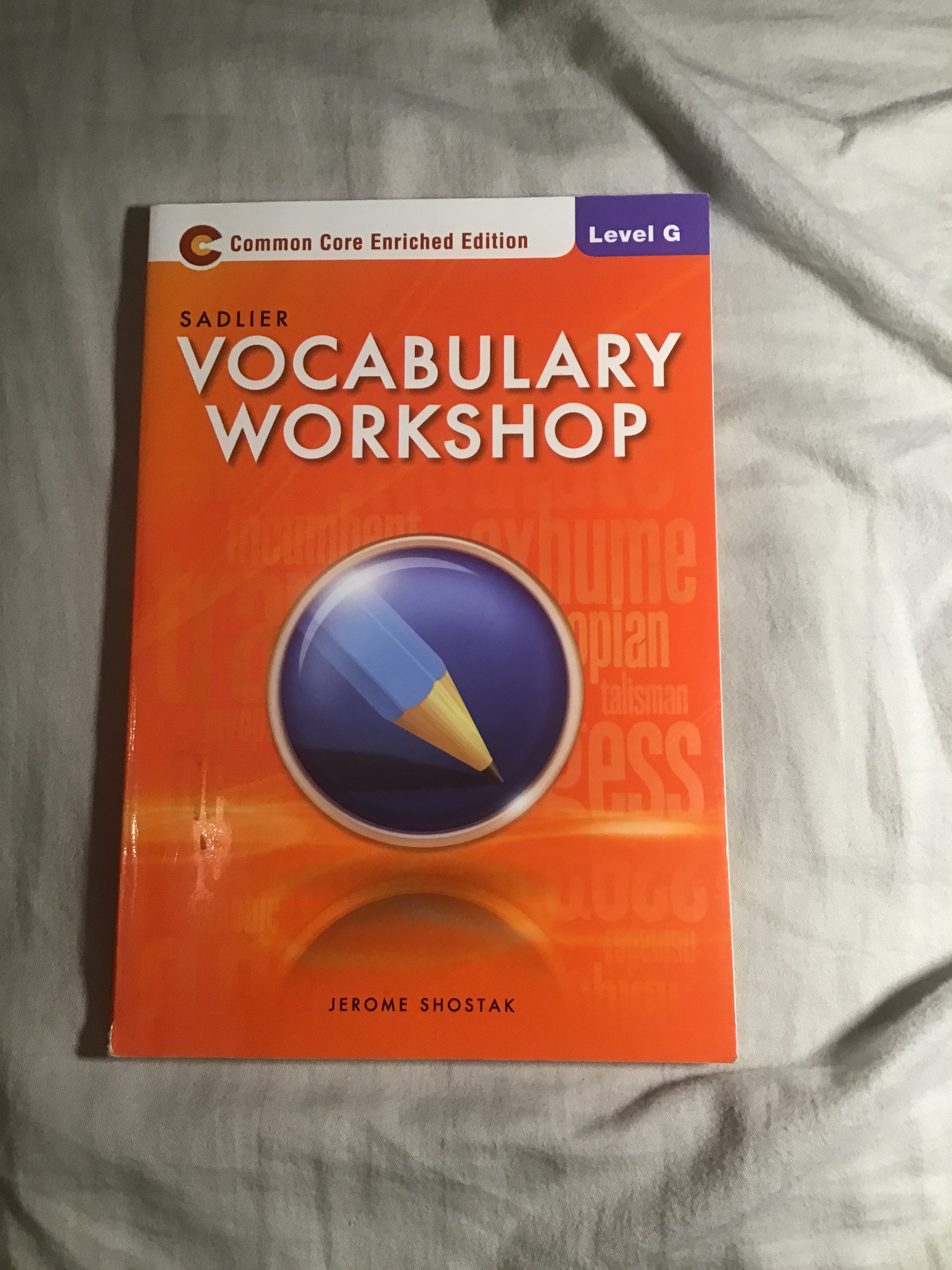 Vocabulary Workshop