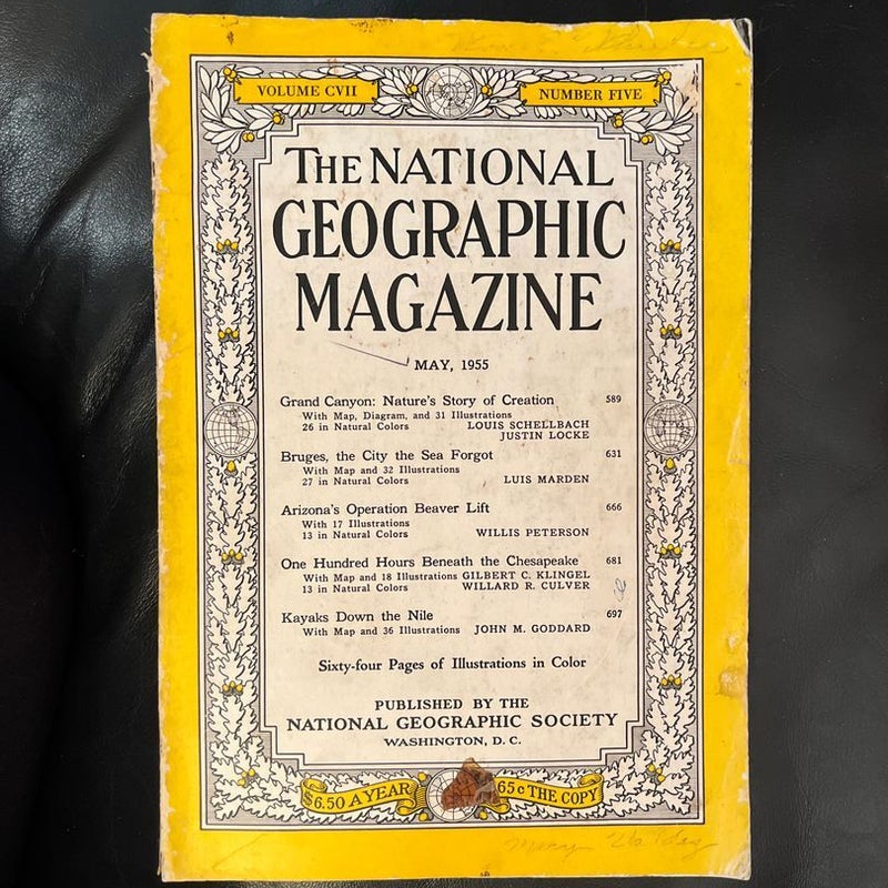National Geographic Magazine, 1955 May