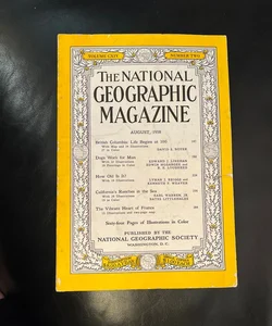 National Geographic Magazine, 1958 Aug