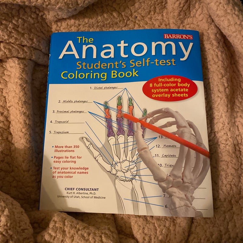 The Anatomy Student's Self-Test Coloring Book