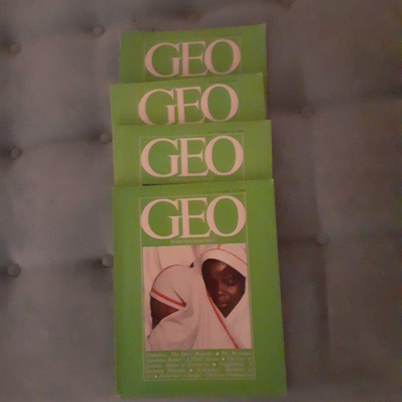 GEO, volumes, 1,3 1979 vol3 1981