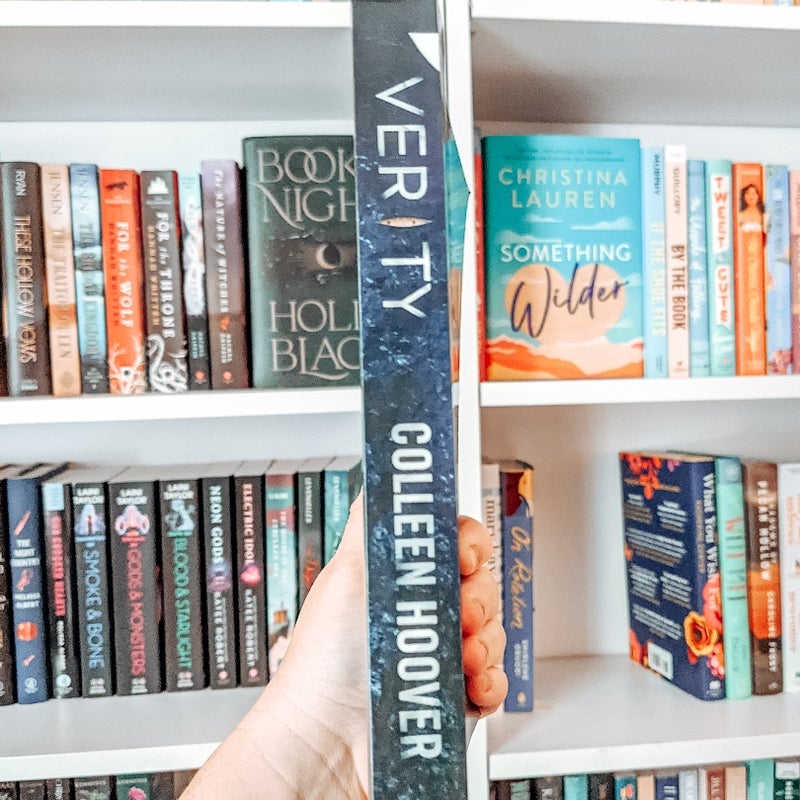 Verity by Colleen Hoover Exclusive Cover from The Bookworm Box factory NEW