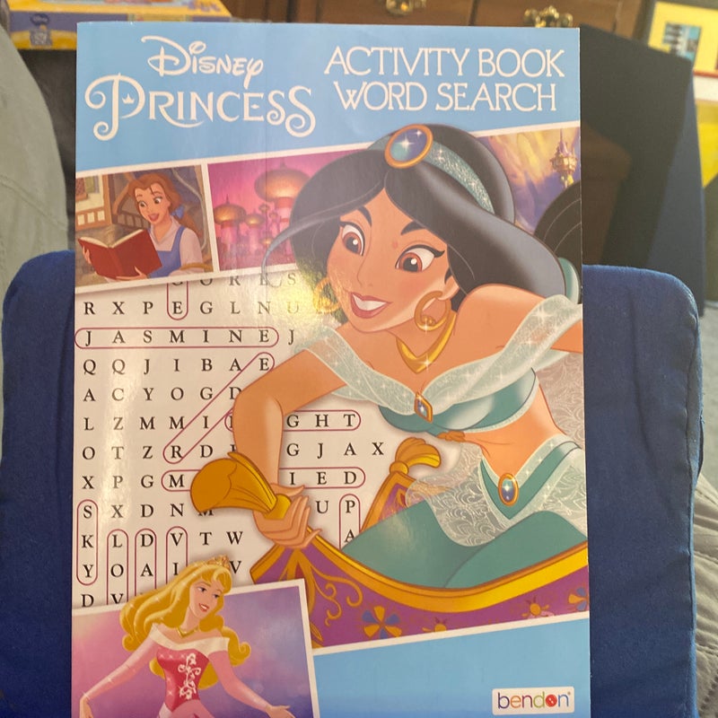 Disney Princess Activity Book Word Search 