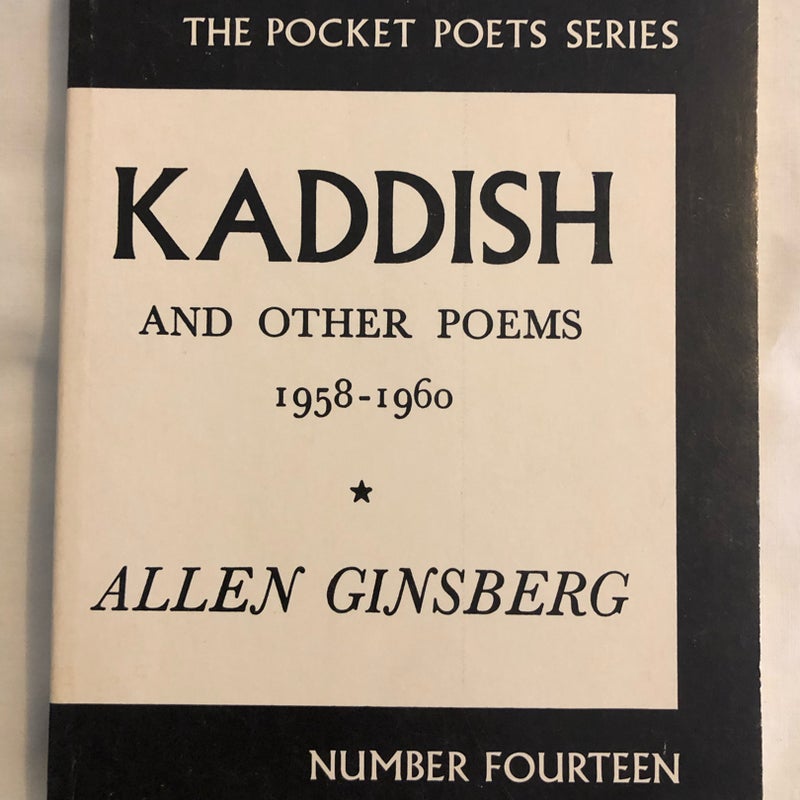 Kaddish and Other Poems, 1958-1960