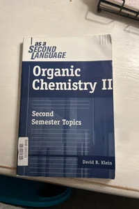 Organic Chemistry II