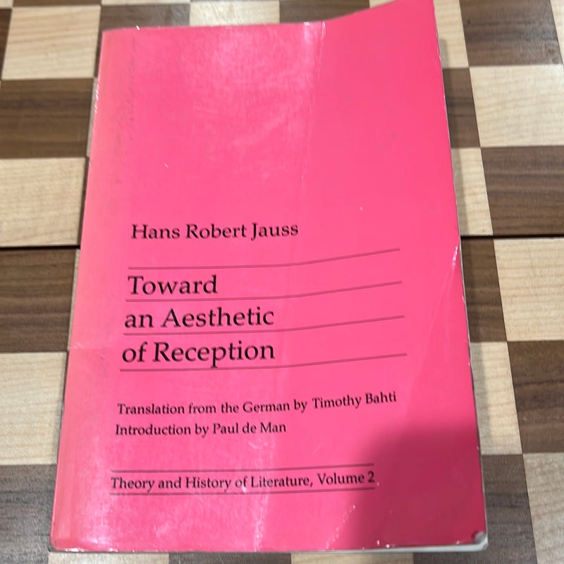 Toward an Aesthetic of Reception