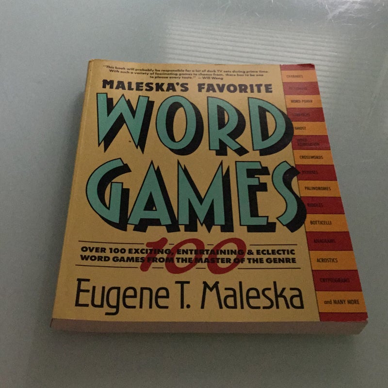 Maleska's Favorite Word Games