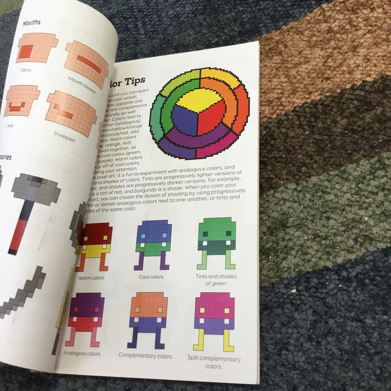 Pixel Power & Pixel Gamer coloring books