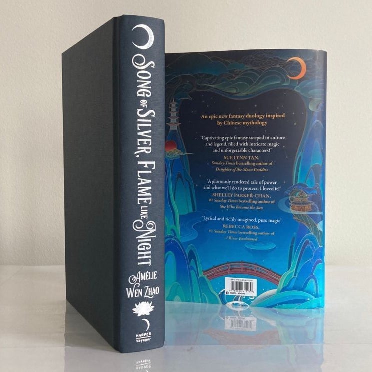 Song Of Silver, Flame Like Night Waterstones Signed Edition ~ Sprayed Edges