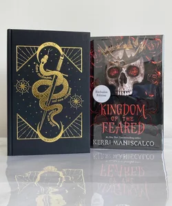 Kingdom of the Feared Waterstones SOLD OUT Exclusive Edition Sprayed Edges