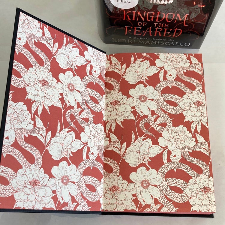 Kingdom of the Feared Waterstones SOLD OUT Exclusive Edition Sprayed Edges