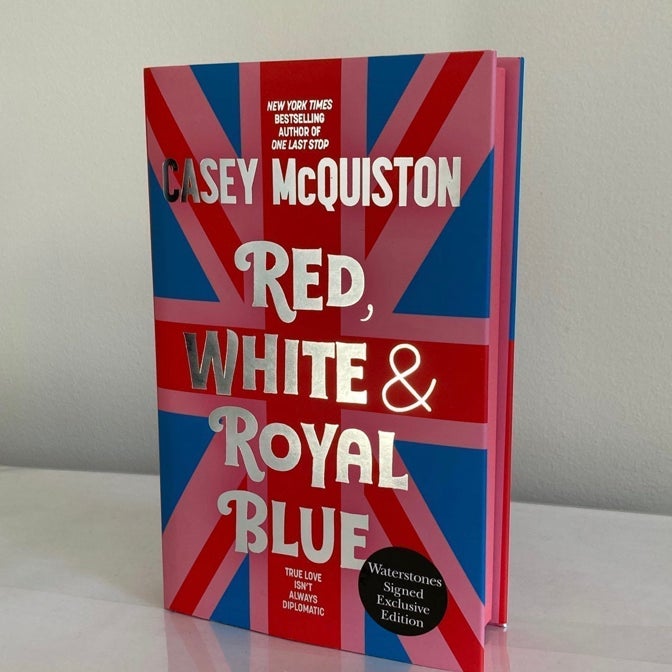 Waterstones SIGNED Exclusive Edition: Red, White & Royal Blue, Sprayed Edges