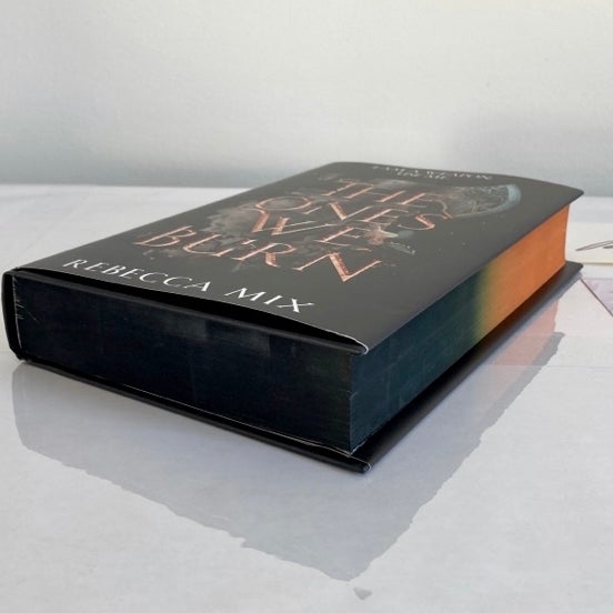 Fairyloot The Ones We Burn Ombre Sprayed Edges (minor damage)