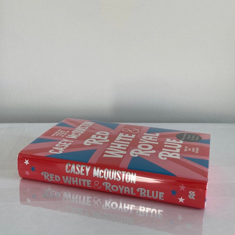 Waterstones SIGNED Exclusive Edition: Red, White & Royal Blue, Sprayed Edges