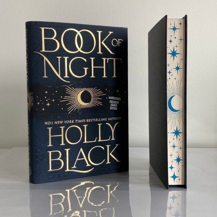 Book of Night ✨ Waterstones Exclusive SIGNED SOLD OUT Sprayed Edge by Holly  Black, Hardcover