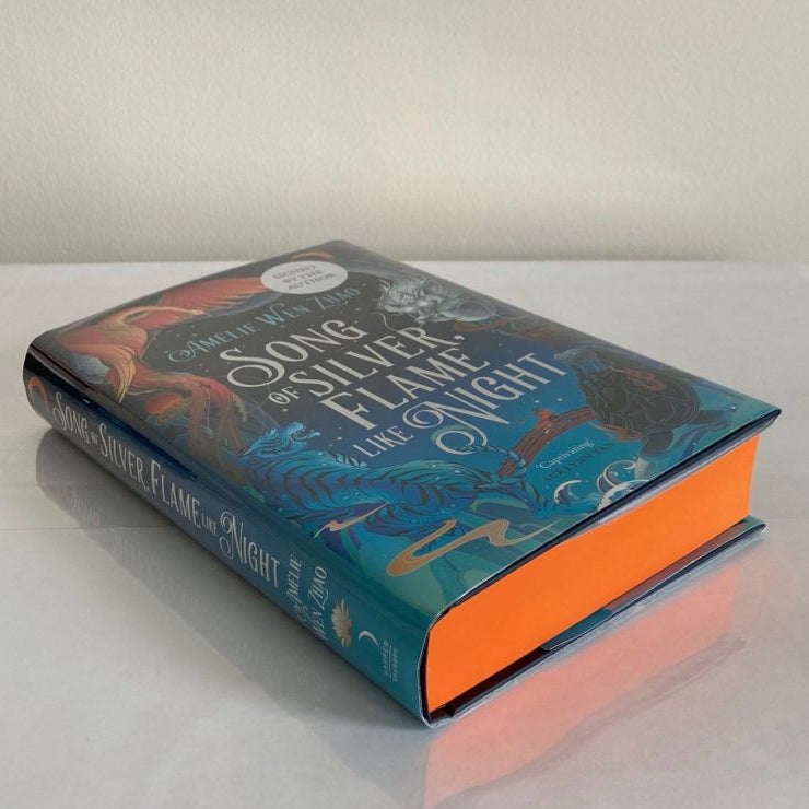 Song Of Silver, Flame Like Night Waterstones Signed Edition ~ Sprayed Edges