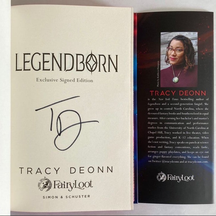 Legendborn Cycle Fairyloot Signed Exclusive Set : Legendborn & Bloodmarked