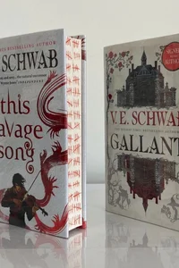 Waterstones Gallant & Collector’s Edition of This Savage Song BOTH SIGNED UK First Editions, 1st Printings!