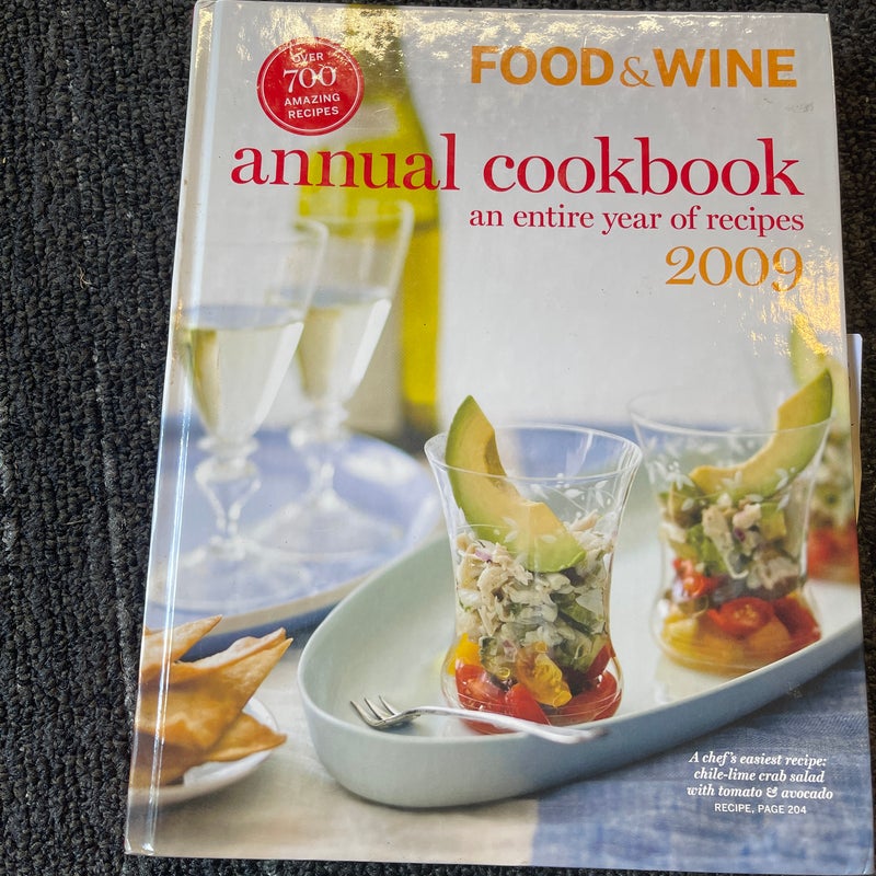Food and Wine 2009 Annual Cookbook