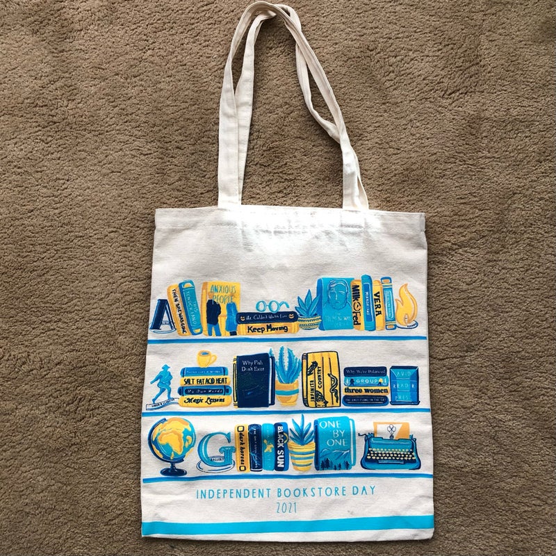 Independent Bookstore Day 2021 tote bag